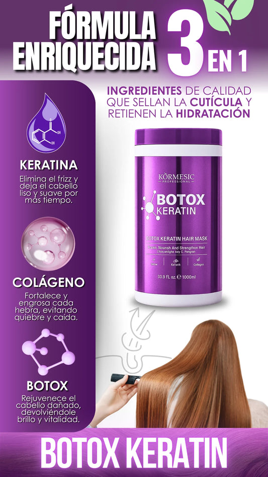 Botox Keratin – Alisa tu cabello en minutos